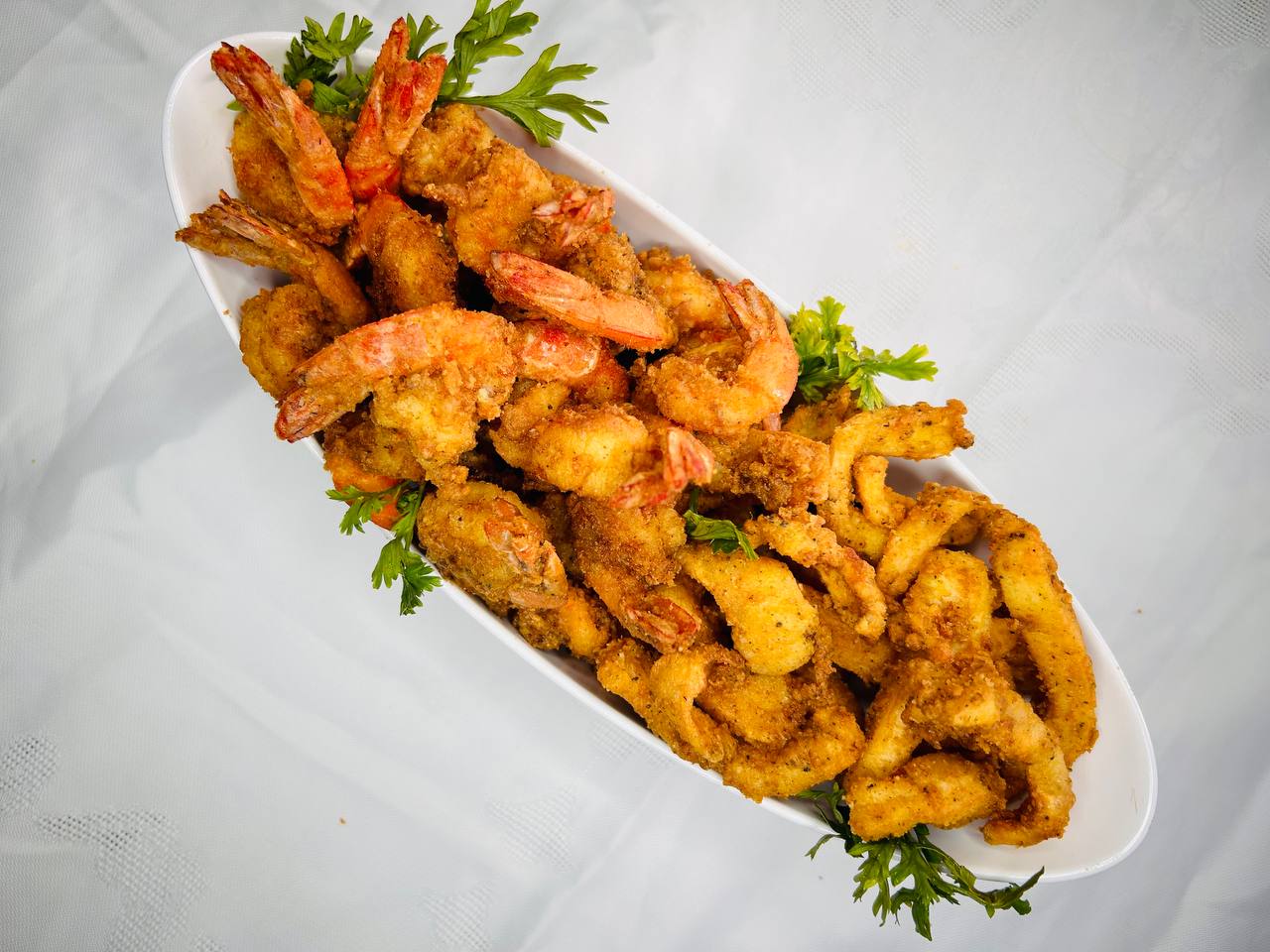 SEA FOOD (CALAMARS ET CREVETTES)