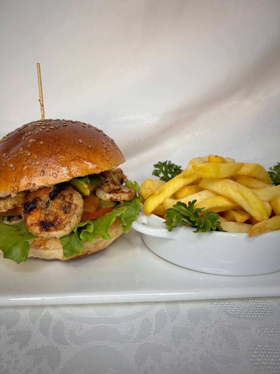 LE SHRIMP BURGER