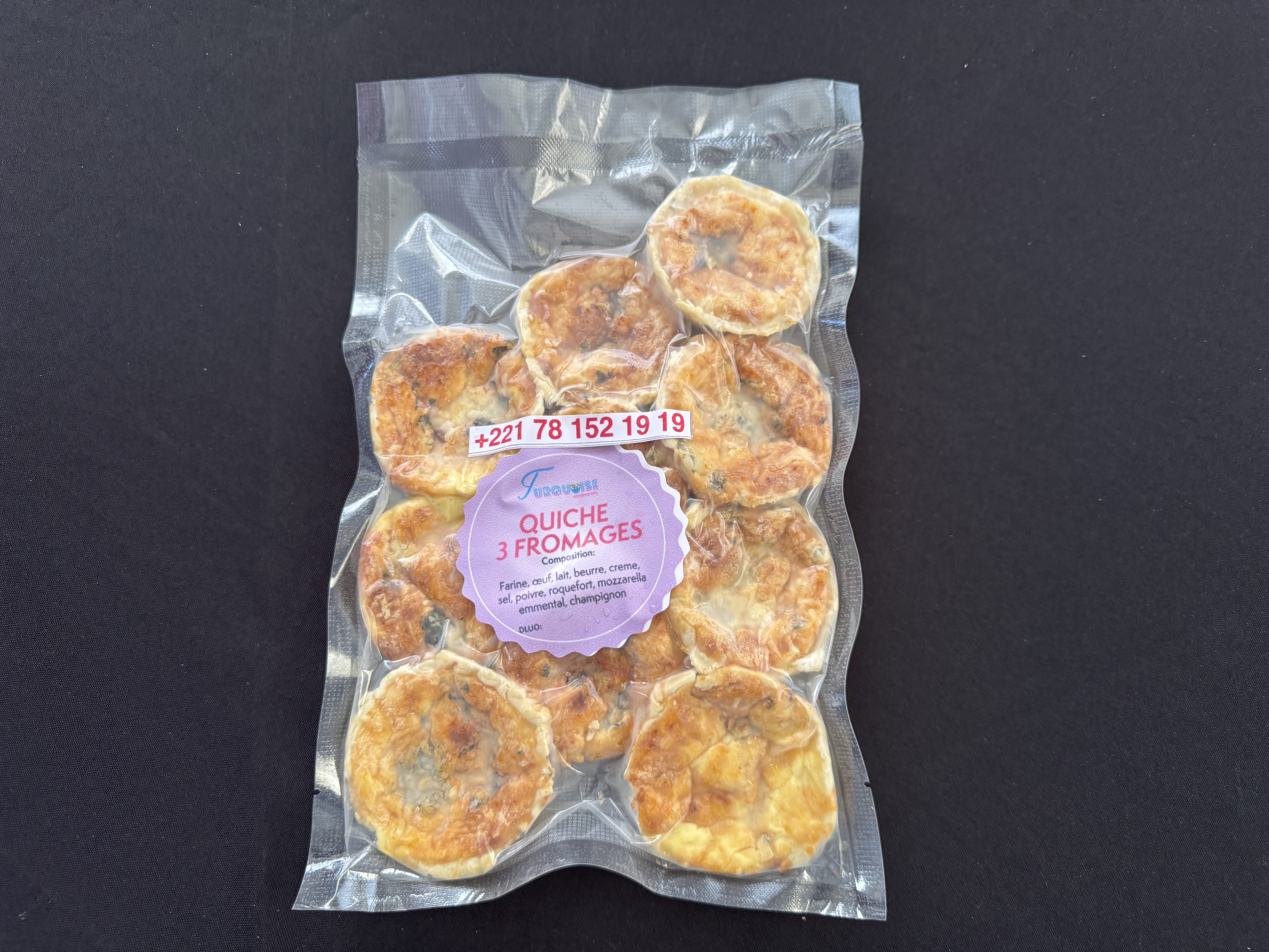 MINIS QUICHES 3 FROMAGES