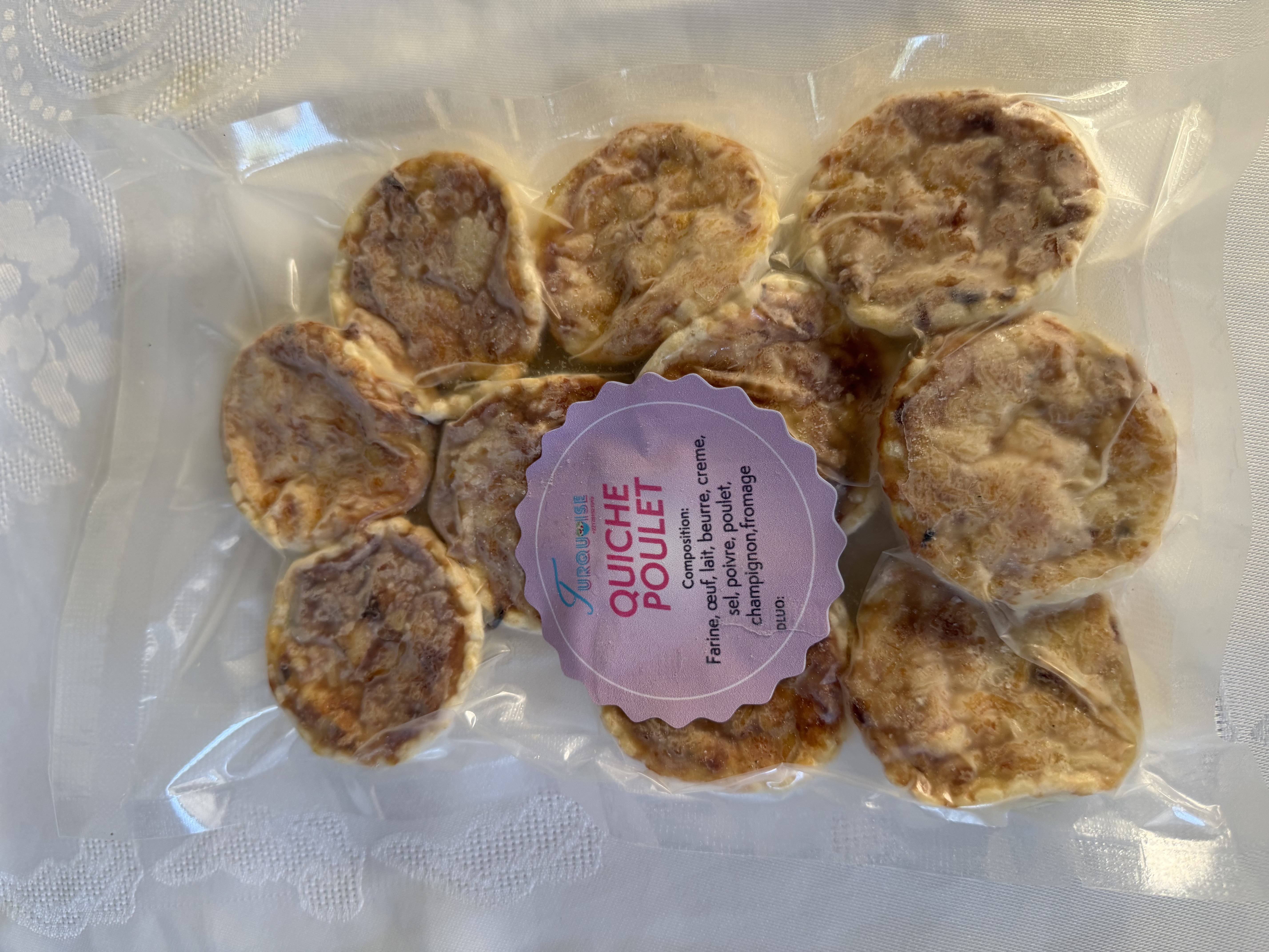 MINIS QUICHES AU POULET