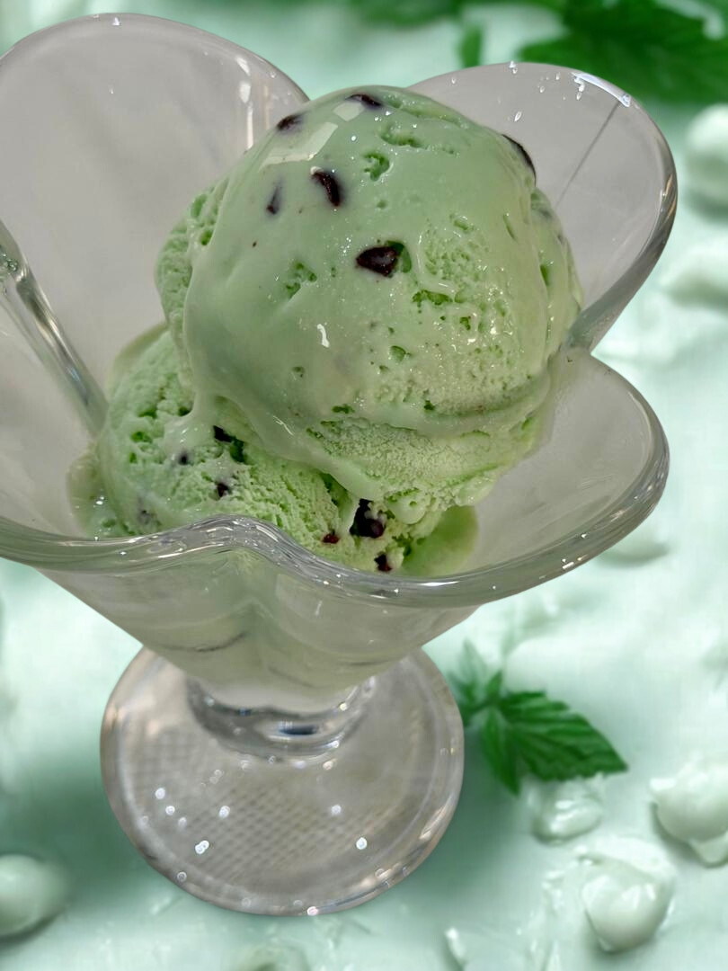 GLACE MENTHE AUX PEPITES DE CHOCOLAT