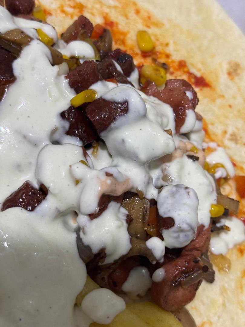 TACOS AUX SAUCISSES