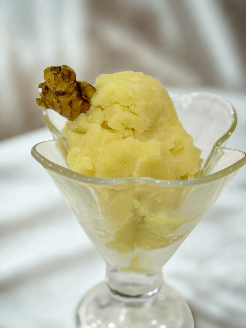 SORBET GINGEMBRE À L'ANANAS