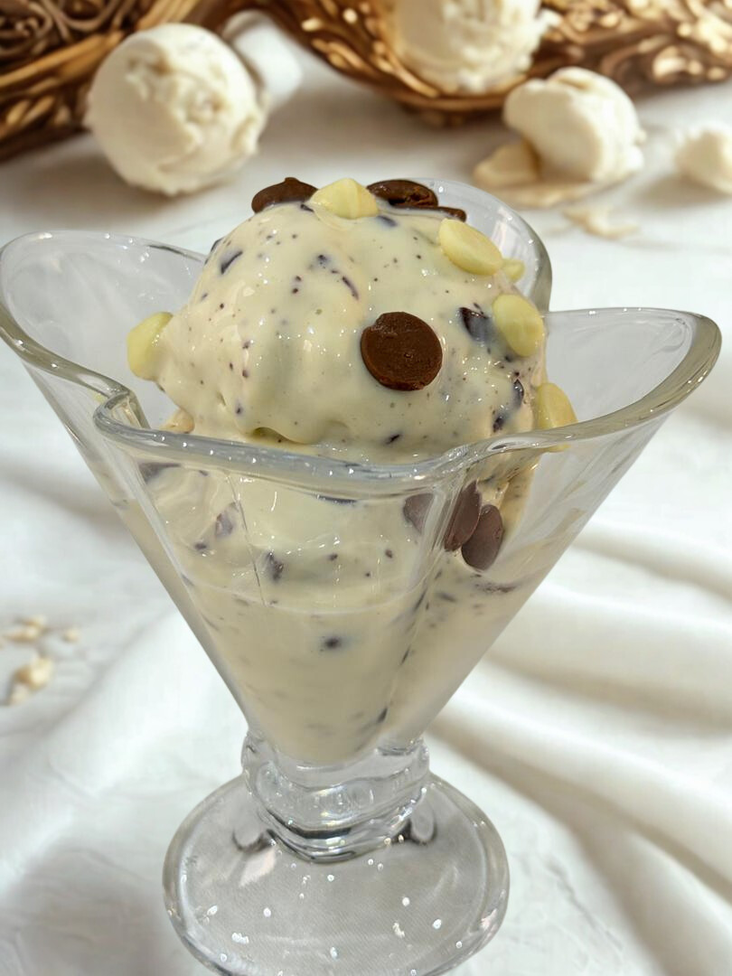 BLANC AUX PEPITES DE CHOCOLAT NOIR
